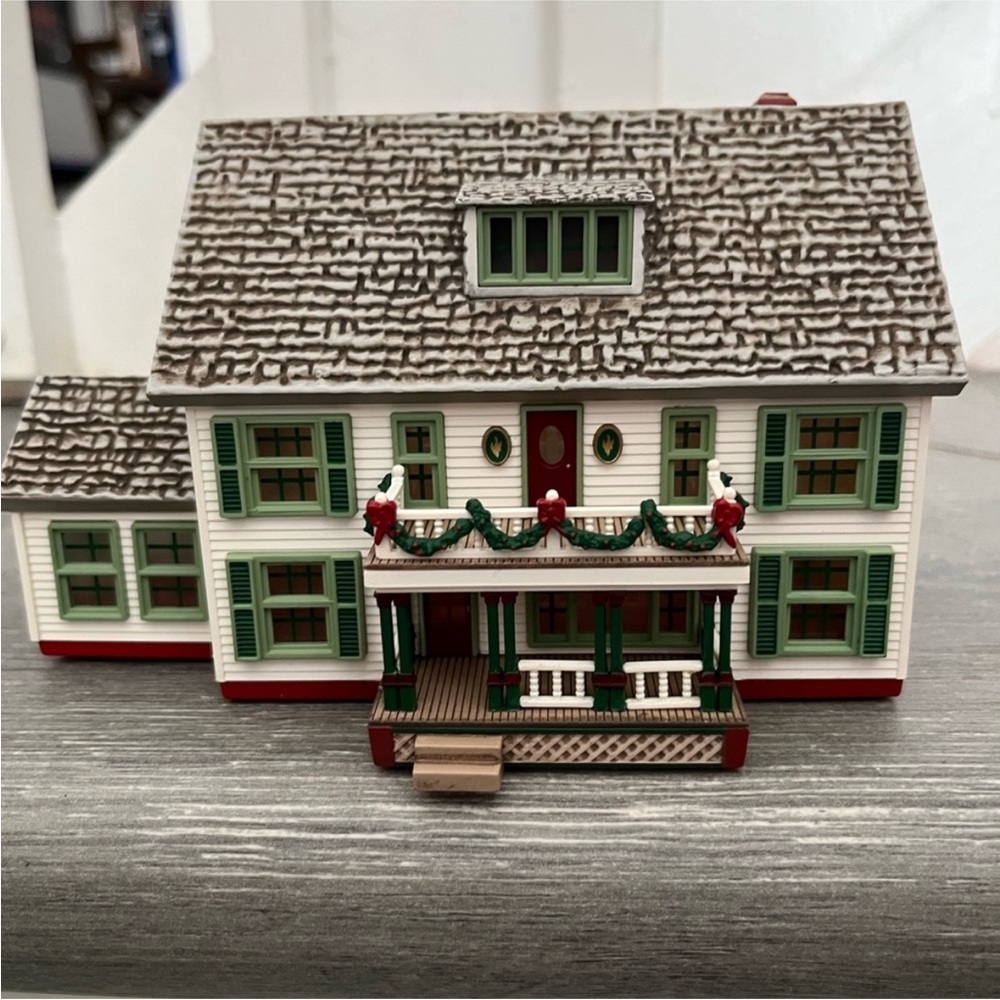 Sarah Plain and Tall Collection Festive Holiday House Decor with Green Accents